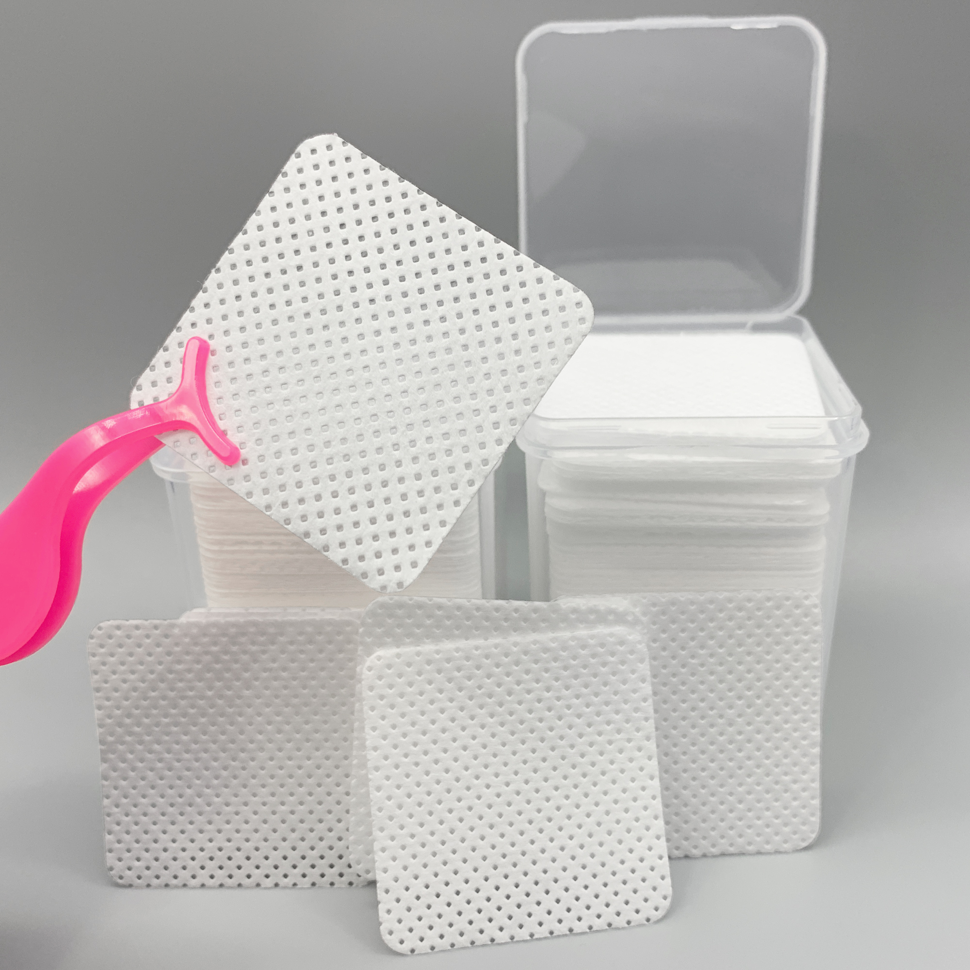 Eyelash Extension Glue Remover - 200Pcs/Box Lint Free Nail Wipes Eyelash