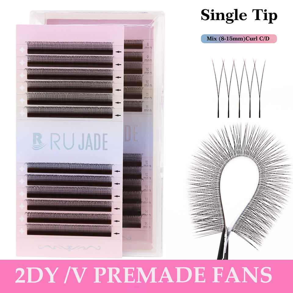 Eyelash Extension Russian Volume - Rujade New 2D Y Eyelashes Extension