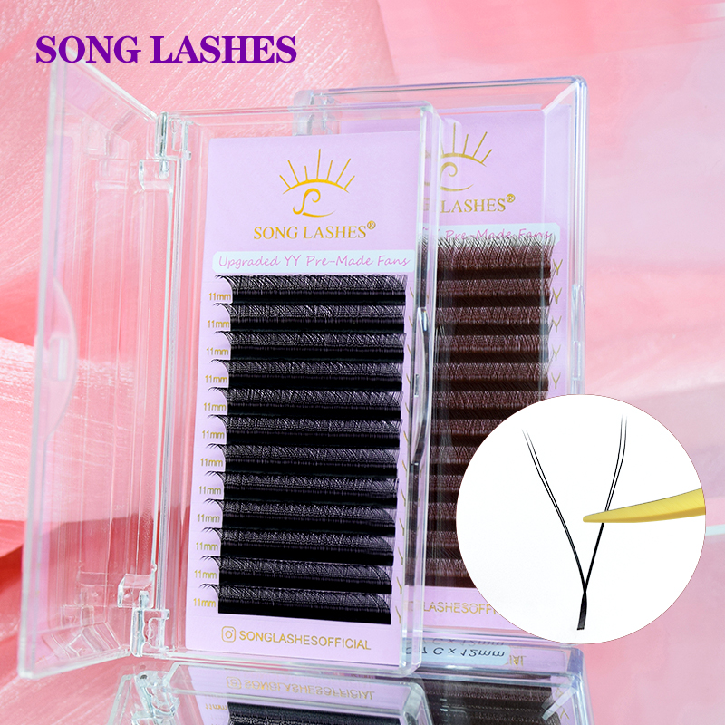 Eyelash Extension Yelix - SONG LASHES New Premade Fans YY