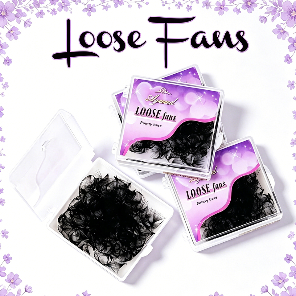 Eyelash Extension Russian Volume - AGUUD Loose Fan Lash 3D-40D Pointy
