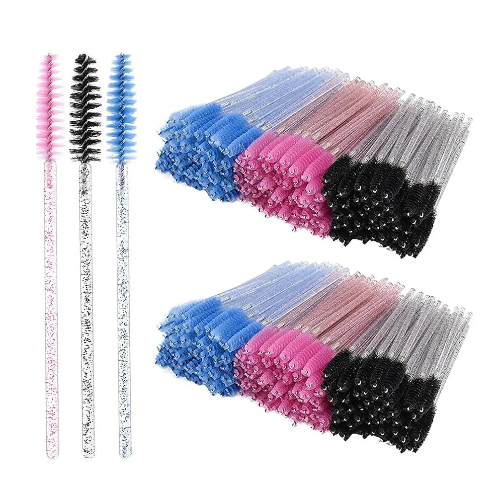 Eyelash Extension Guide - 50pcs Eyelash Brushes Mascara Wands Applicator