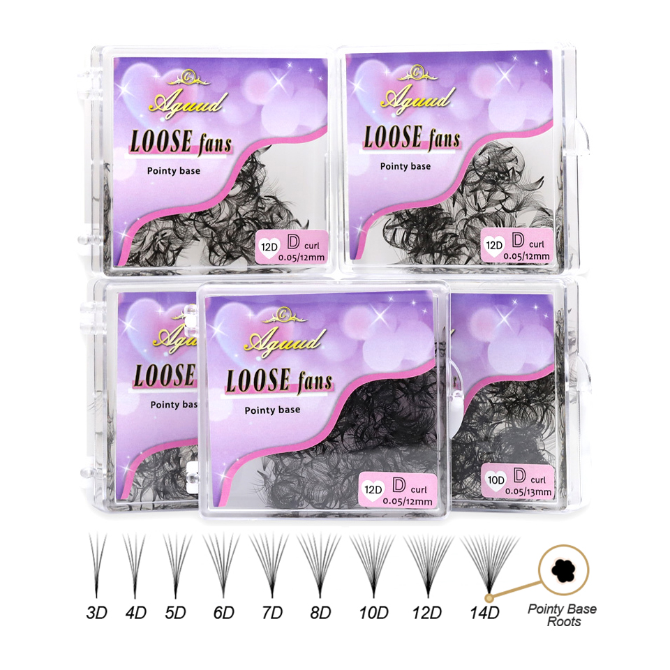 Eyelash Extension Medium - AGUUD 3D to 16D Thin Pointy