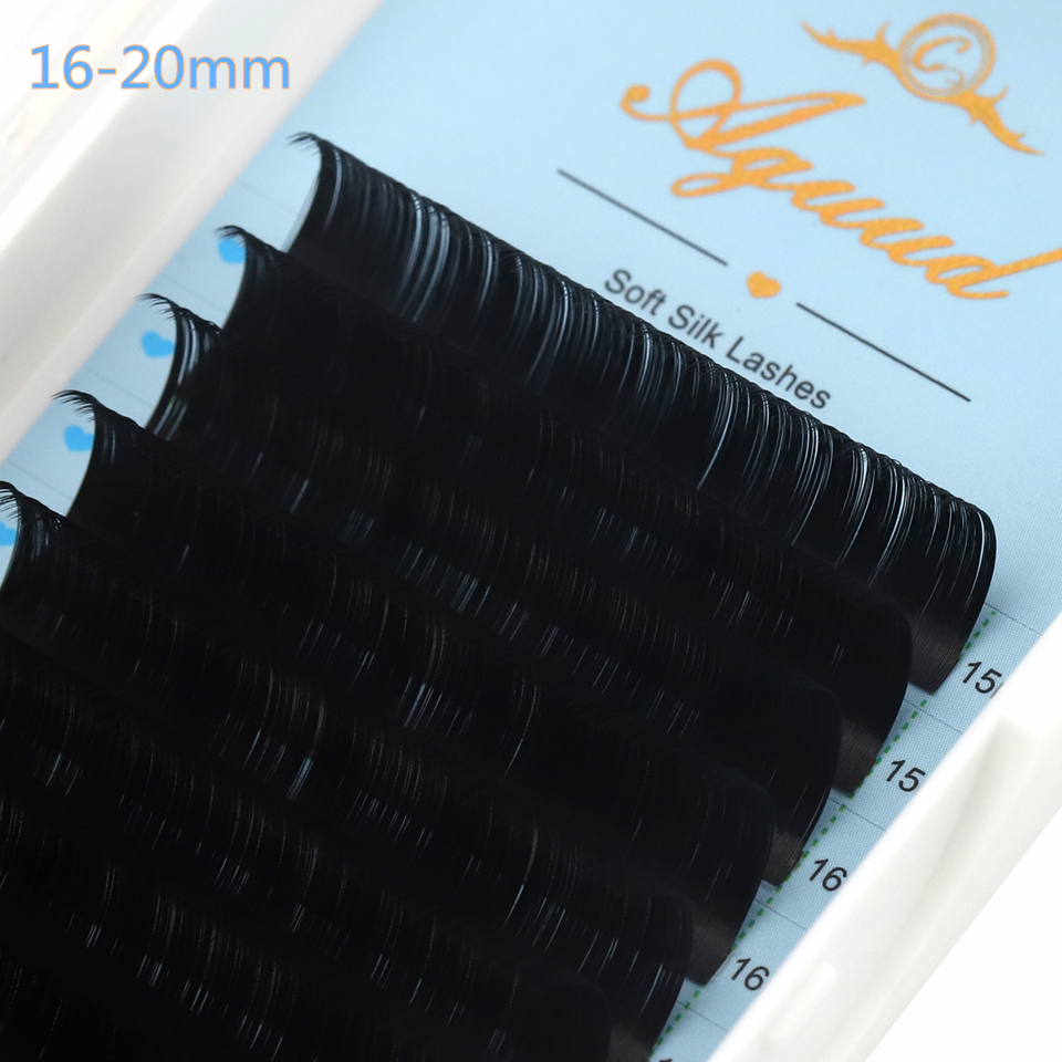 Eyelash Extension Russian Volume - AGUUD 16 Rows Long 16-20mm Eyelashes