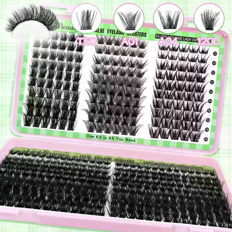 Eyelash Extension Natural - Natural Look False Eyelashes Wispy Style