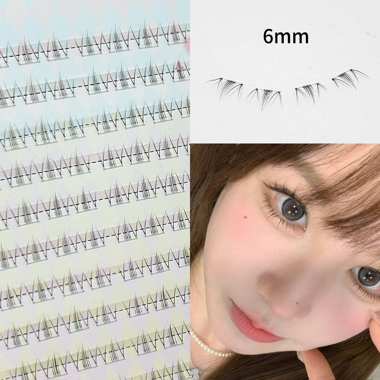 Eyelash Extension Guide - Mixiaohe Sweet Girl Lower Eyelashes Mixed
