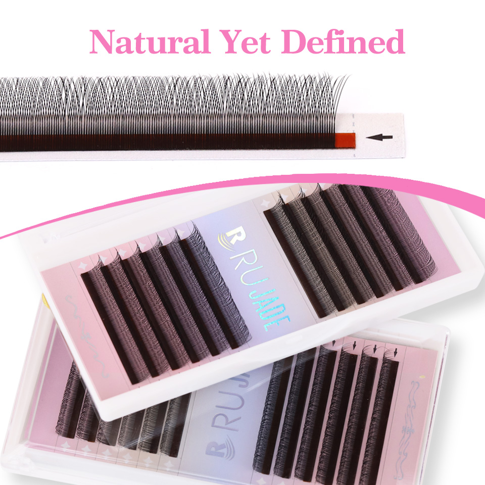 Rujade New 2D Y Eyelashes Exte - Eyelash Extension Russian Volume 评论和价格