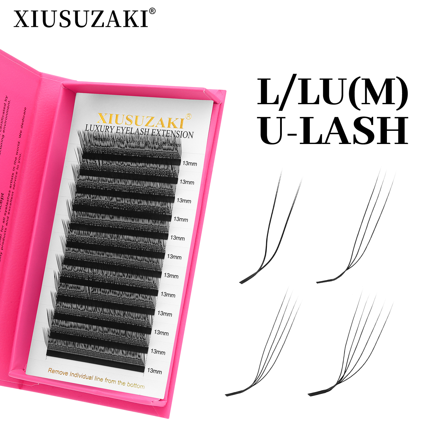 XIUSUZAKI L/LU/M Curl U/W Lash - Eyelash Extension Yelix 评论和价格