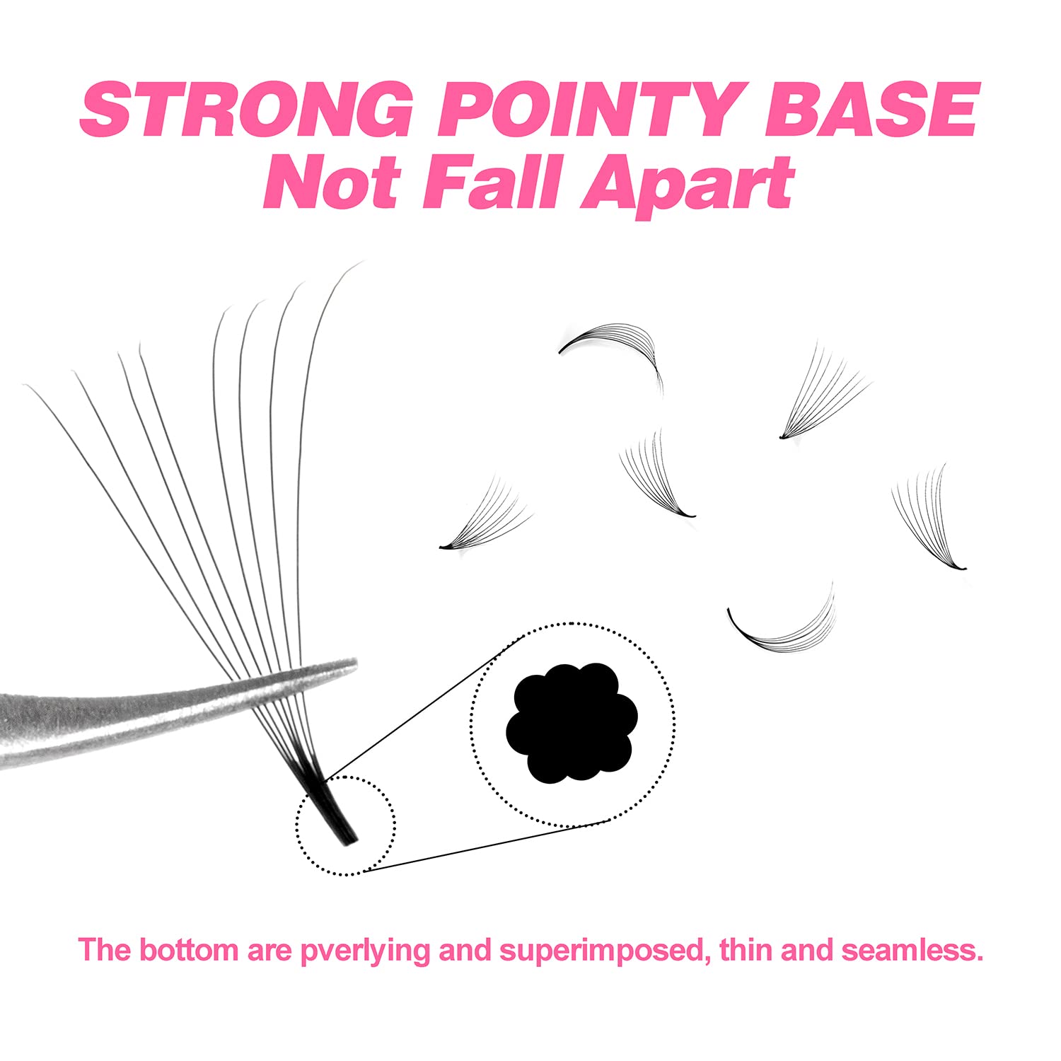 TDANCE 30D/40D Loose Fans Poin - Eyelash Extension Medium 评论和价格