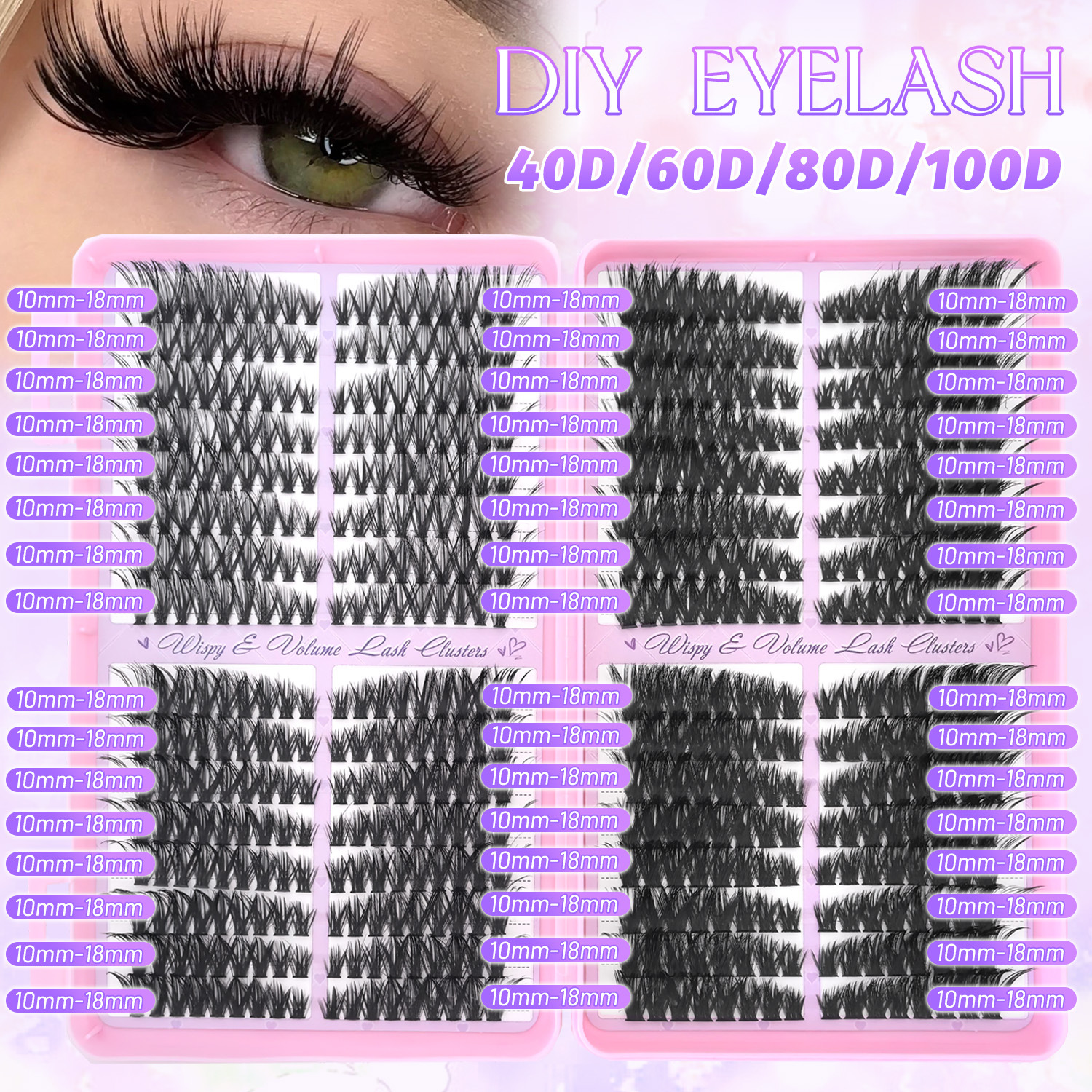 DIY False Eyelashes individual - Eyelash Extension Or Extensions 评论和价格
