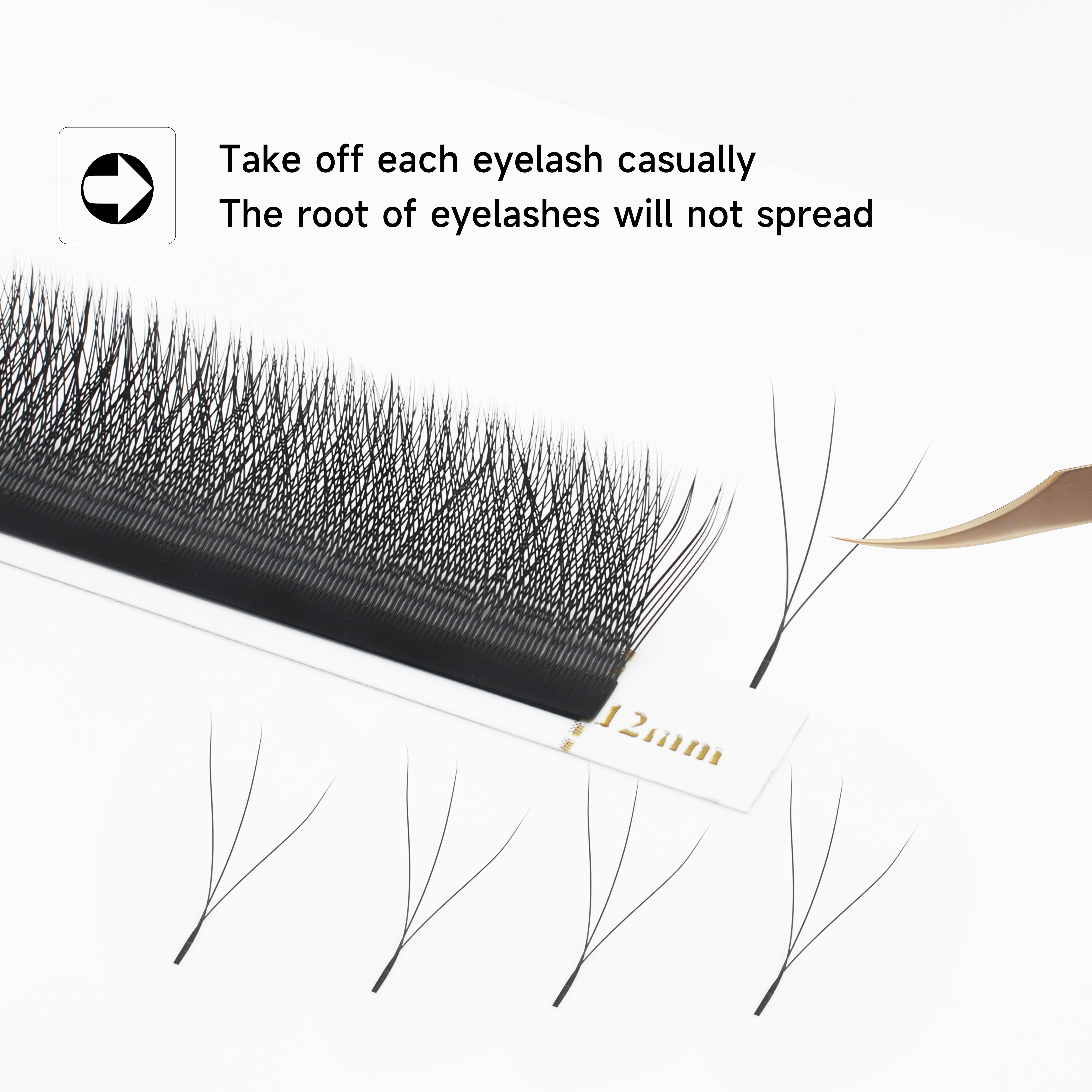XIUSUZAKI W Shaped Bloom 2D 3D - Eyelash Extension Yelix 评论和价格