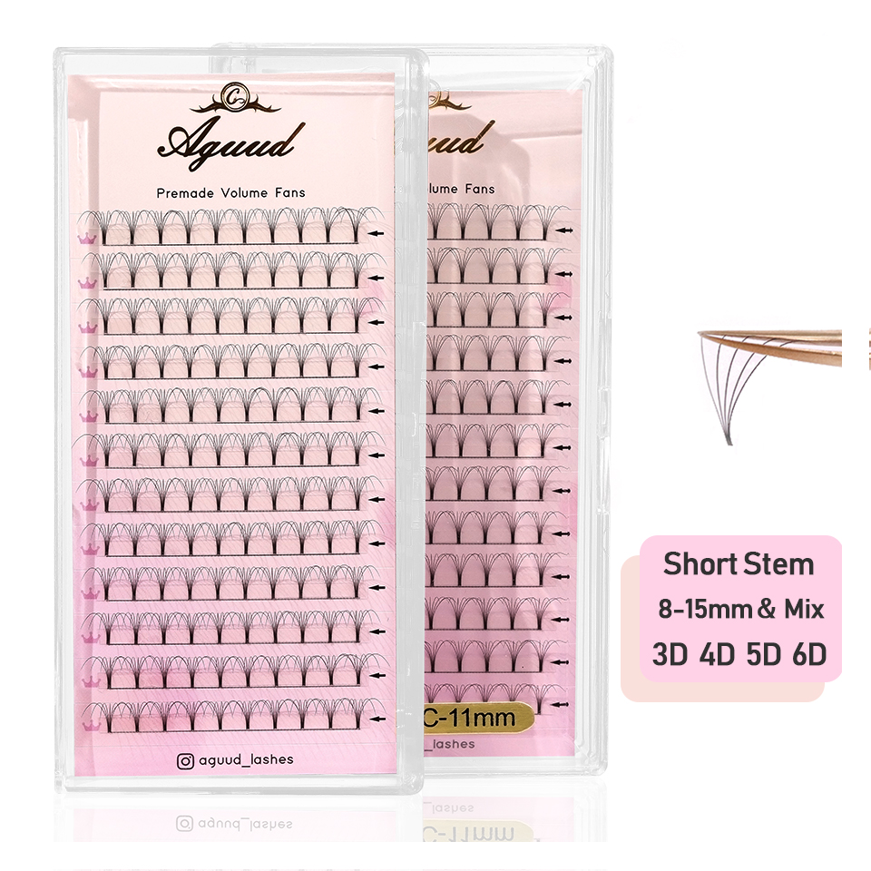 AGUUD Soft Natural Premade Vol - Eyelash Extension Russian Volume 评论和价格