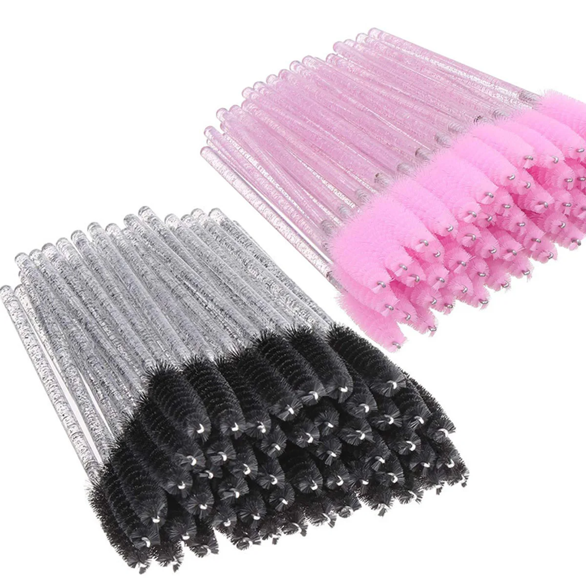 50pcs Eyelash Brushes Mascara  - Eyelash Extension Guide 评论和价格
