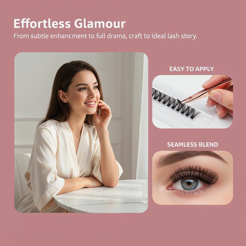 14 Rows Cluster Eyelash Extens - Eyelash Extension Volume 评论和价格