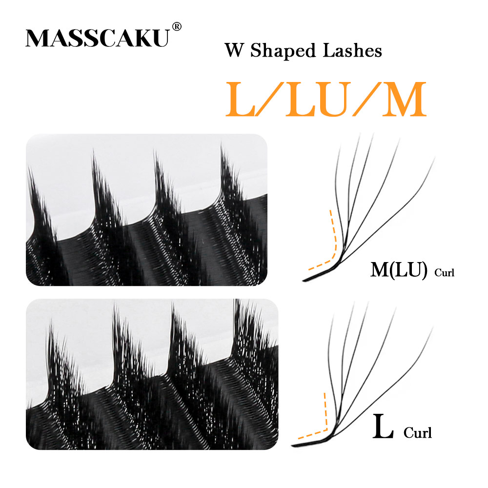 MASSCAKU L LU M Curl YY/W Shap - Eyelash Extension Yelix 评论和价格