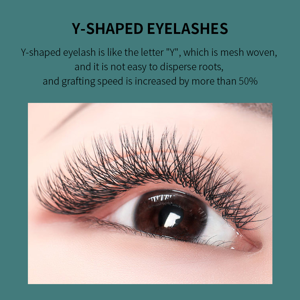 GLAMLASH YY Shape Black Eyelas - Eyelash Extension Yelix 评论和价格