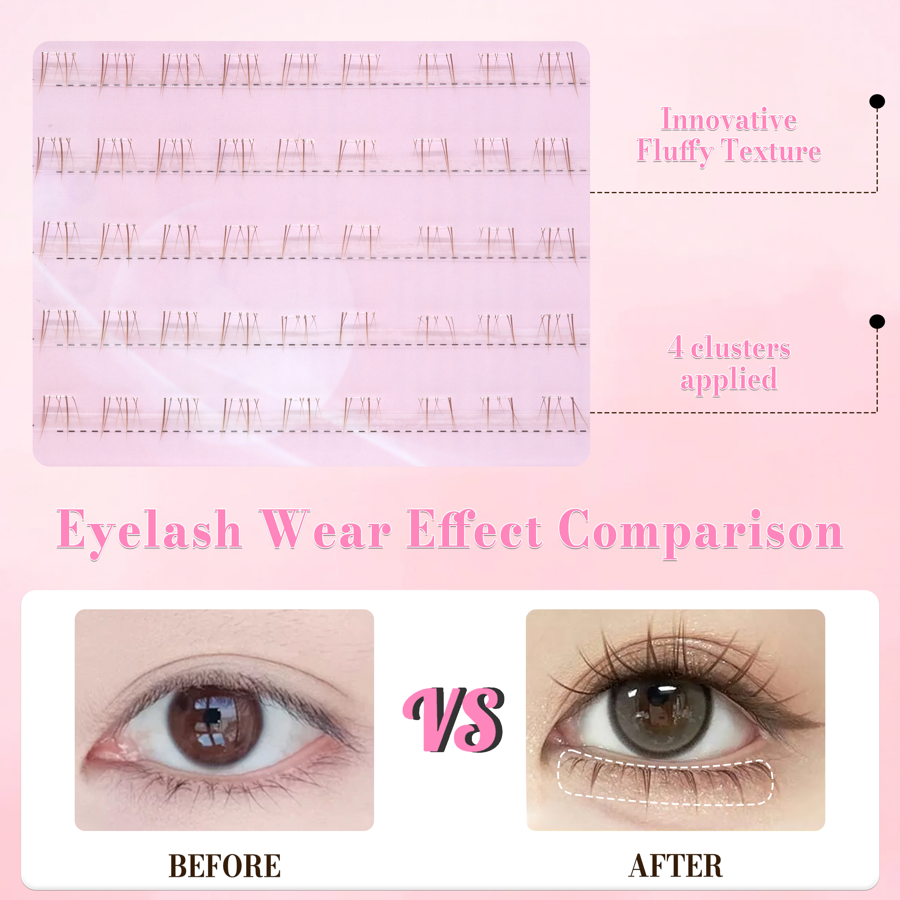 DIY Press-on No Glue Need 5Row - Eyelash Extension Glue Remover 评论和价格