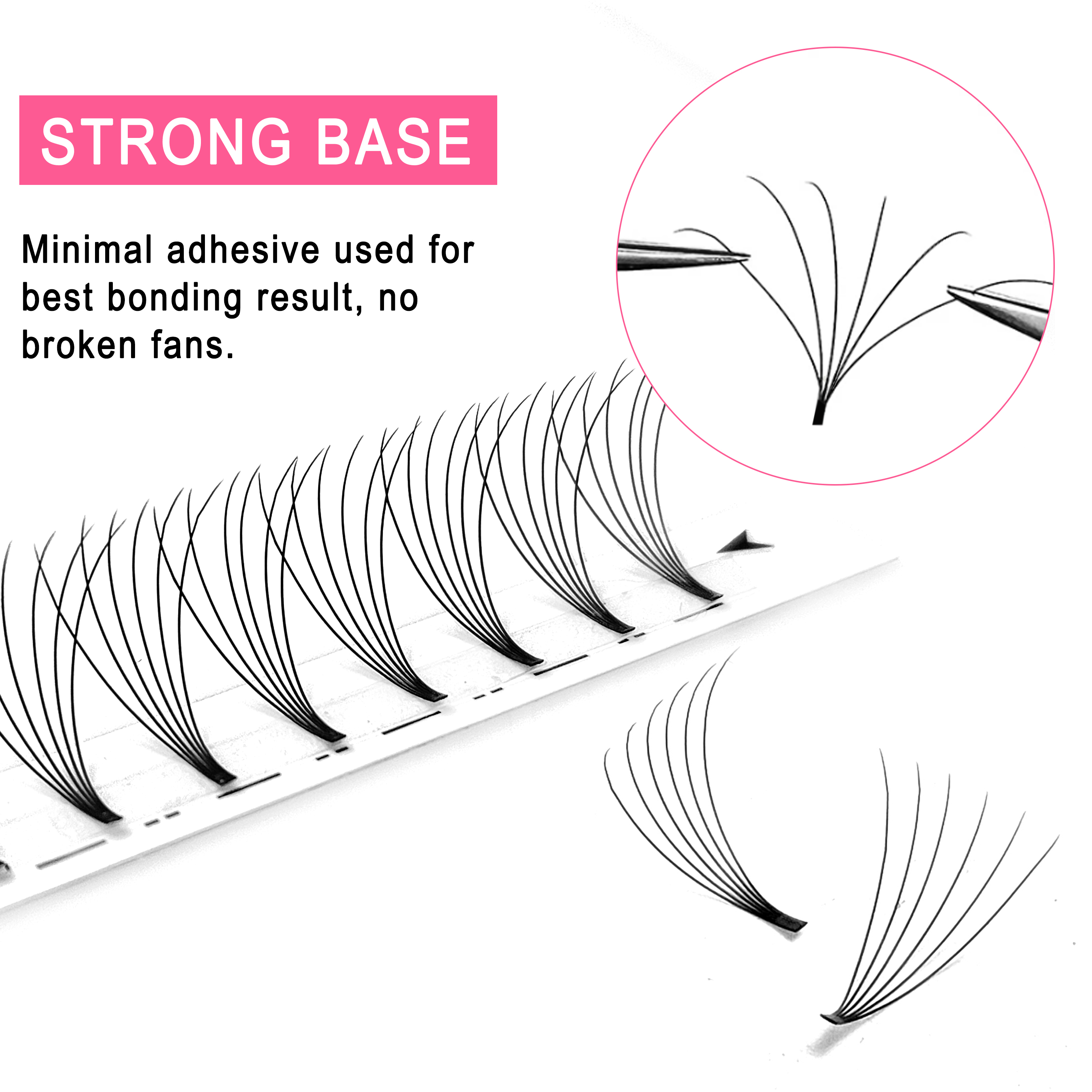 CoMango 320pcs Short Stem Prem - Eyelash Extension Russian Volume 评论和价格