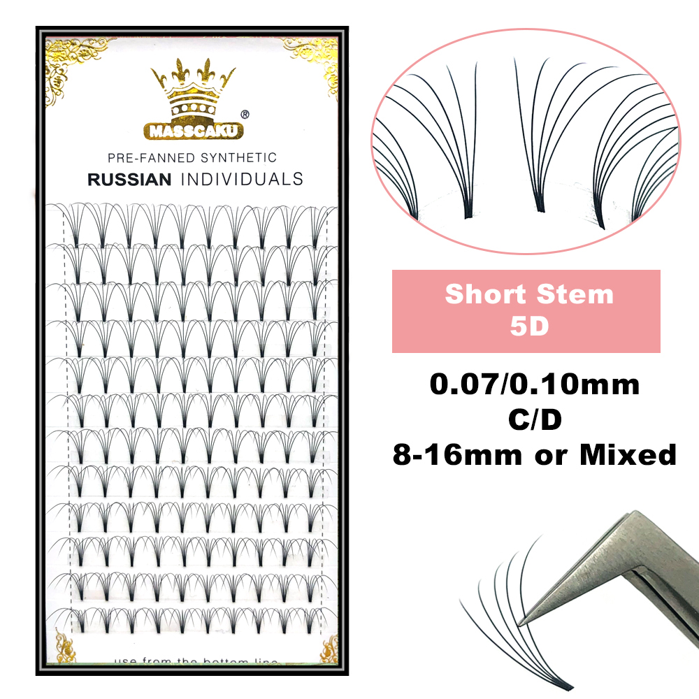 MASSCAKU Lashes Premade Wide F - Eyelash Extension Or Extensions 评论和价格
