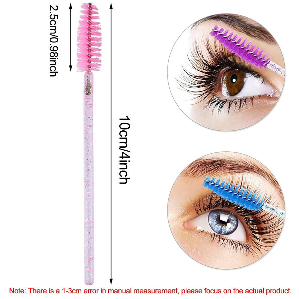500/1000pcs Eyelash Brush Appl - Eyelash Extension Natural 评论和价格
