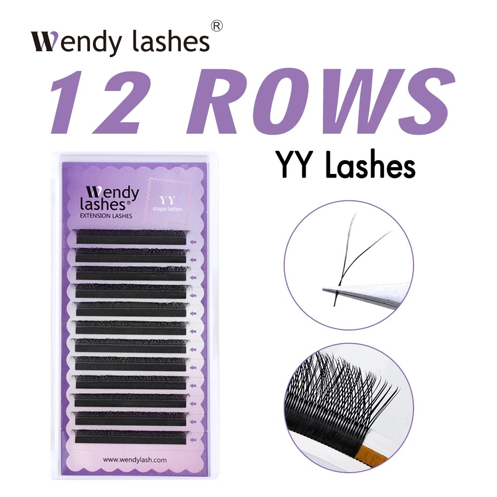 WENDY 2D YY Shape C/D Curl Eya - Eyelash Extension Yelix 评论和价格