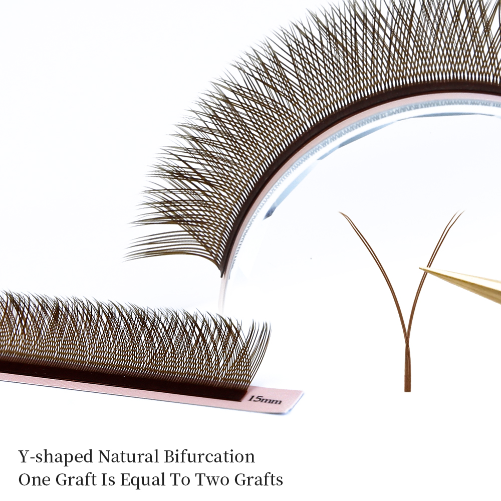 Goddess Brown YY Shape Lashes  - Eyelash Extension Yelix 评论和价格