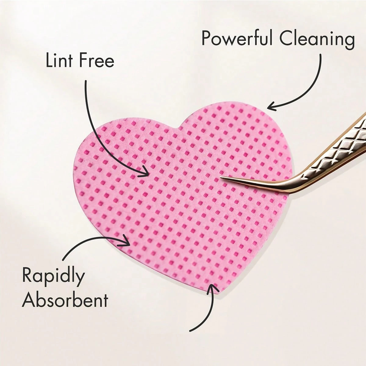 LINMANDA 200 Pieces of Lint-Fr - Eyelash Extension Glue Remover 评论和价格