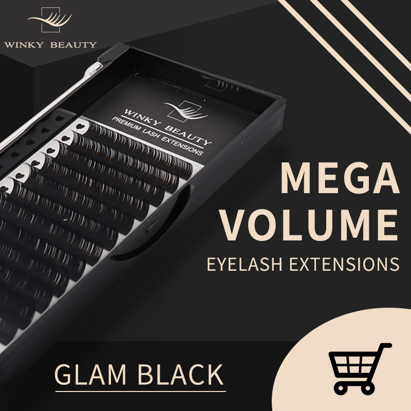 Winky Beauty Custom Your Logo  - Eyelash Extension Russian Volume 评论和价格