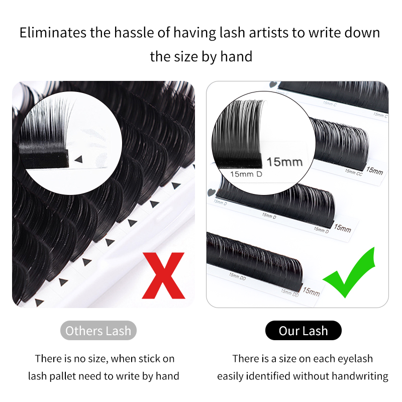 Winky Beauty Custom Your Logo  - Eyelash Extension Russian Volume 评论和价格