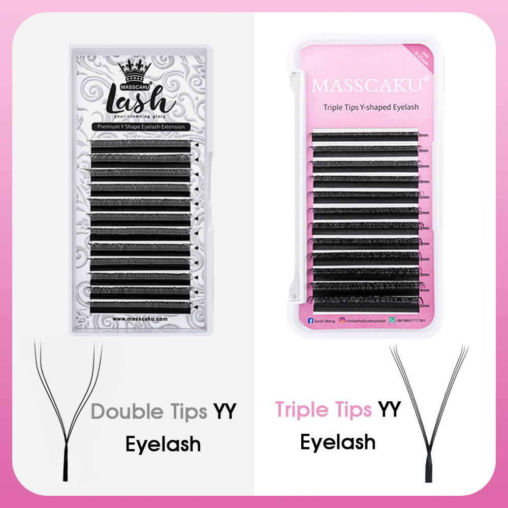 Hot Selling Masscaku YY Shape  - Eyelash Extension Yelix 评论和价格
