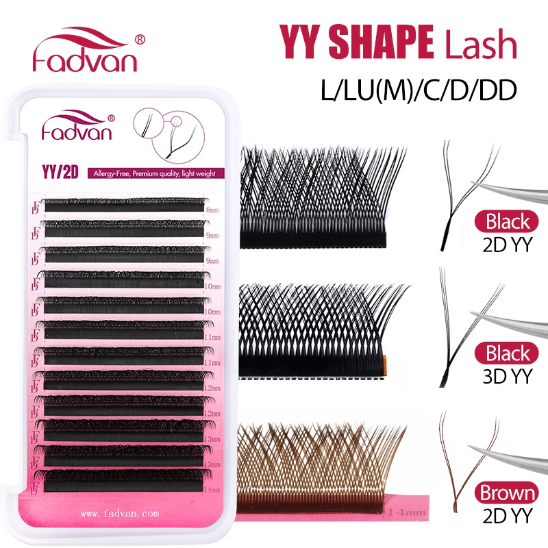 FADVAN YY/SYY Shape L/LU(M)/C/ - Eyelash Extension Yelix 评论和价格