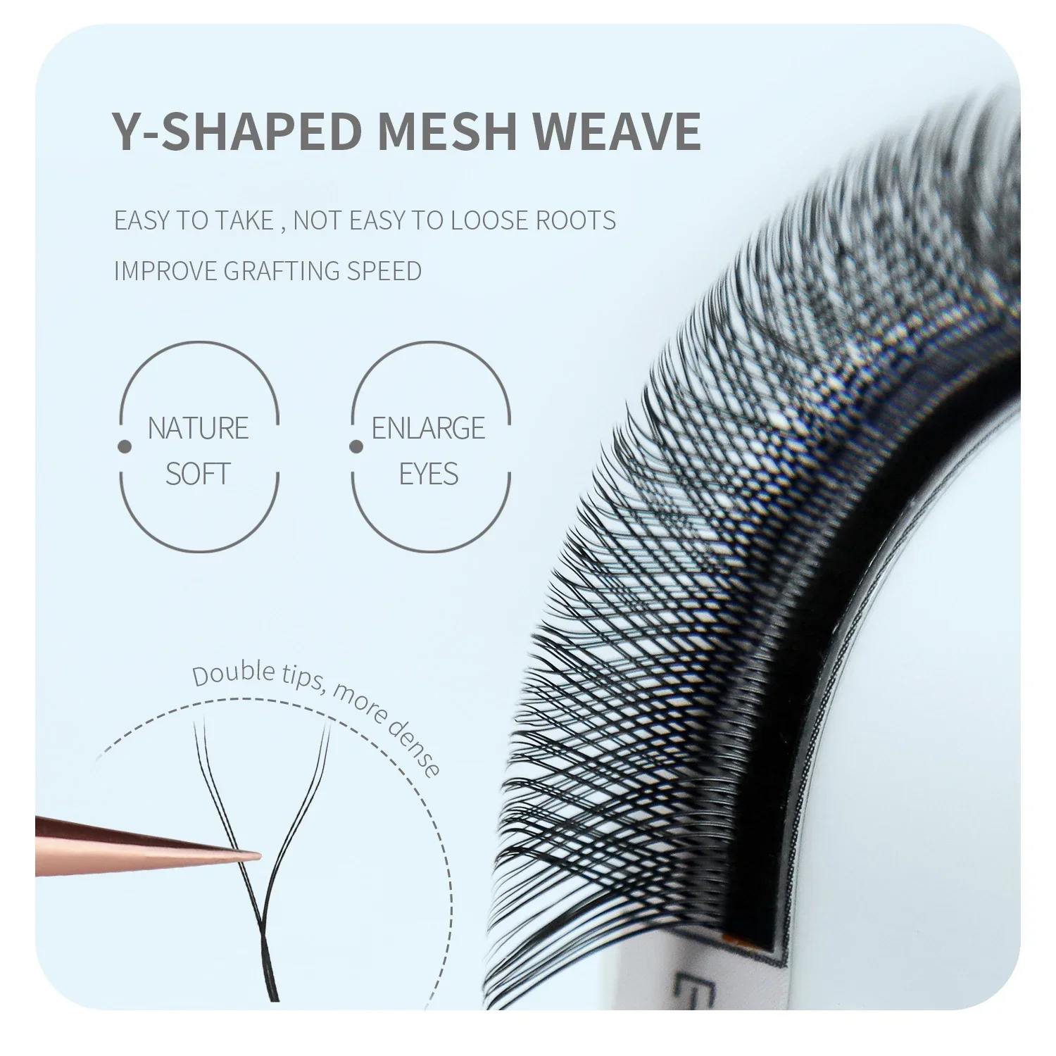 ANNAFRIS Brown W Shape Lash Ex - Eyelash Extension Yelix 评论和价格