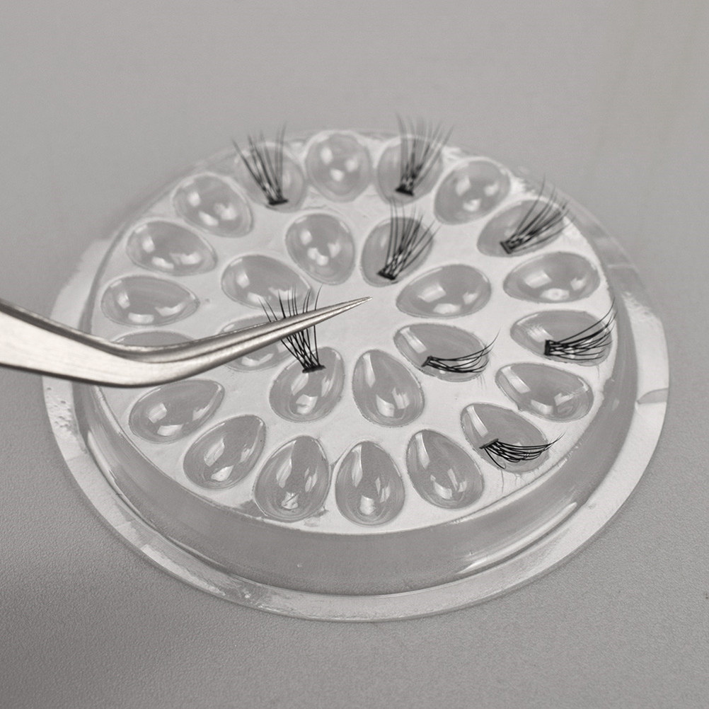 10Pcs Eyelash Glue Tray Premiu - Eyelash Extension Glue Remover 评论和价格