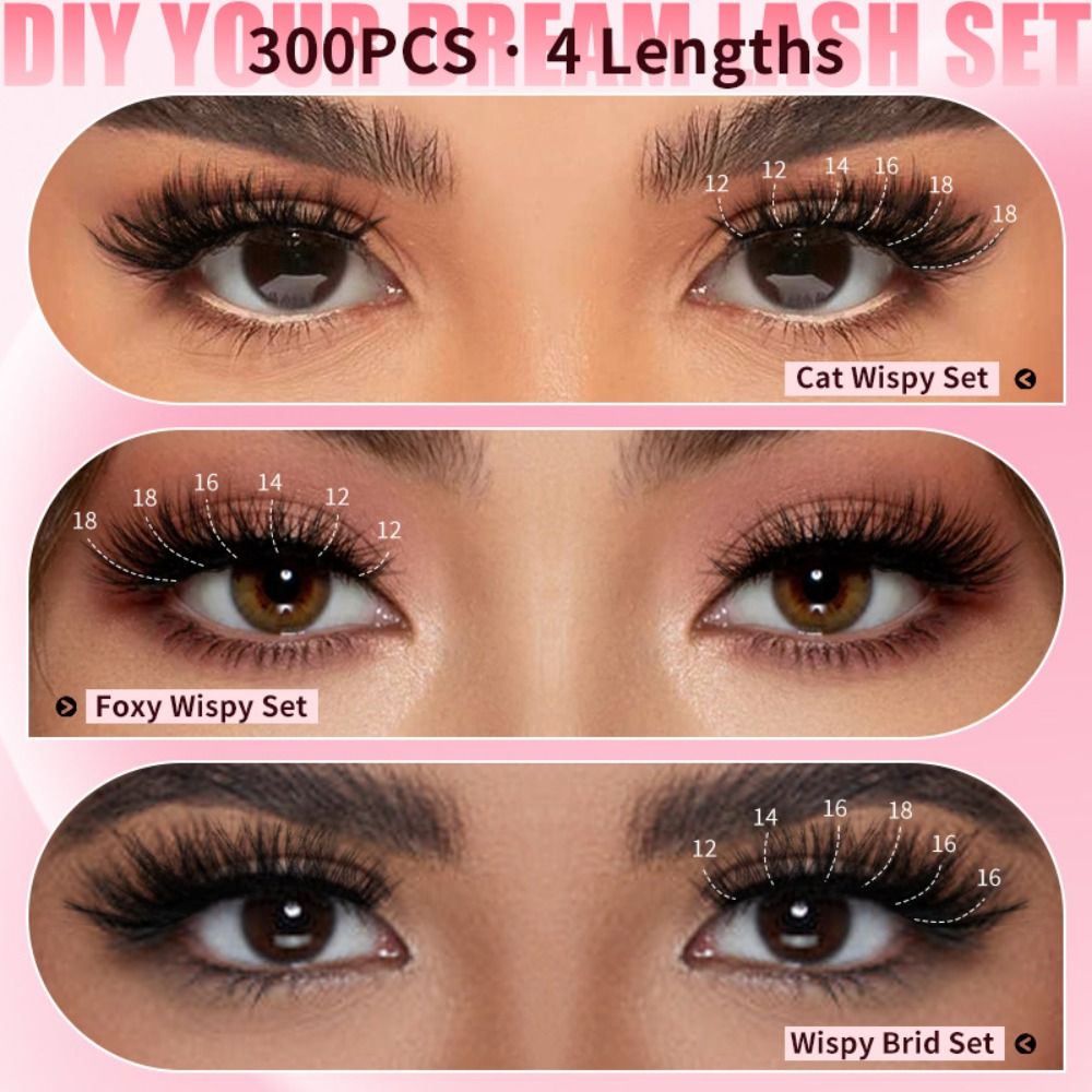 Natural Look False Eyelashes B - Eyelash Extension Natural 评论和价格