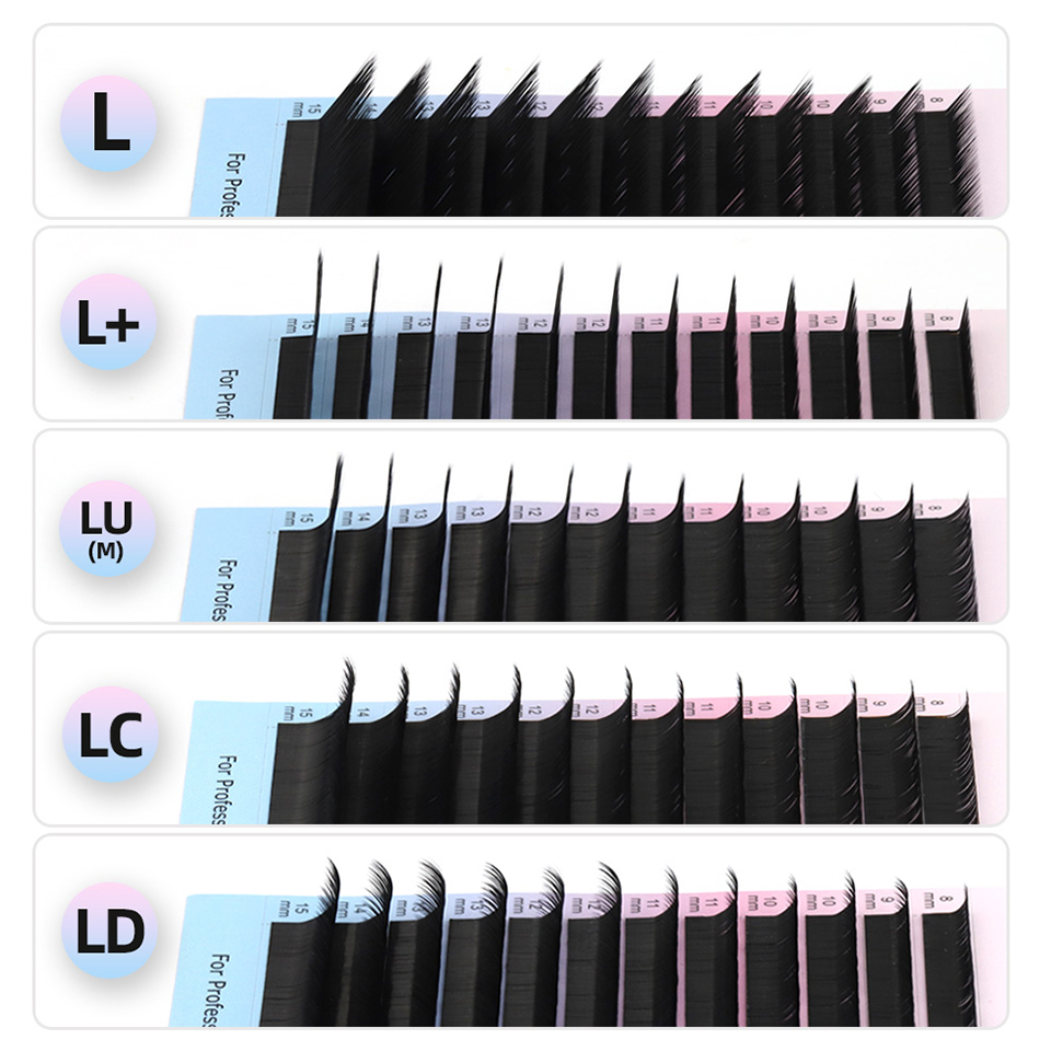 RUJADE L L+ LC LD LU(M) Curl I - Eyelash Extension Russian Volume 评论和价格