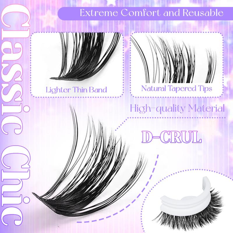 DIY Cluster Lashes Mixed Tray  - Eyelash Extension Natural 评论和价格