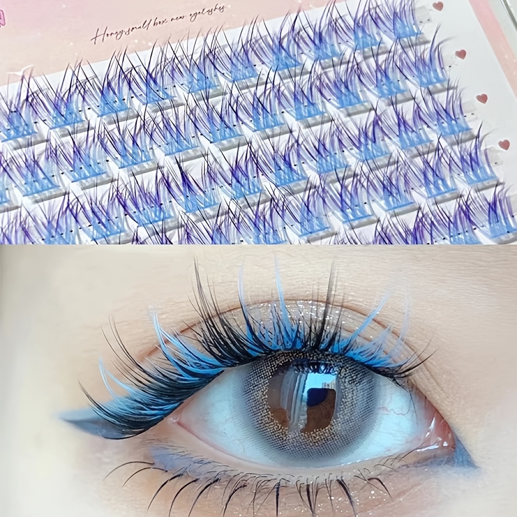 Mixiaohe Colorful Eyelashes 60 - Eyelash Extension Natural 评论和价格