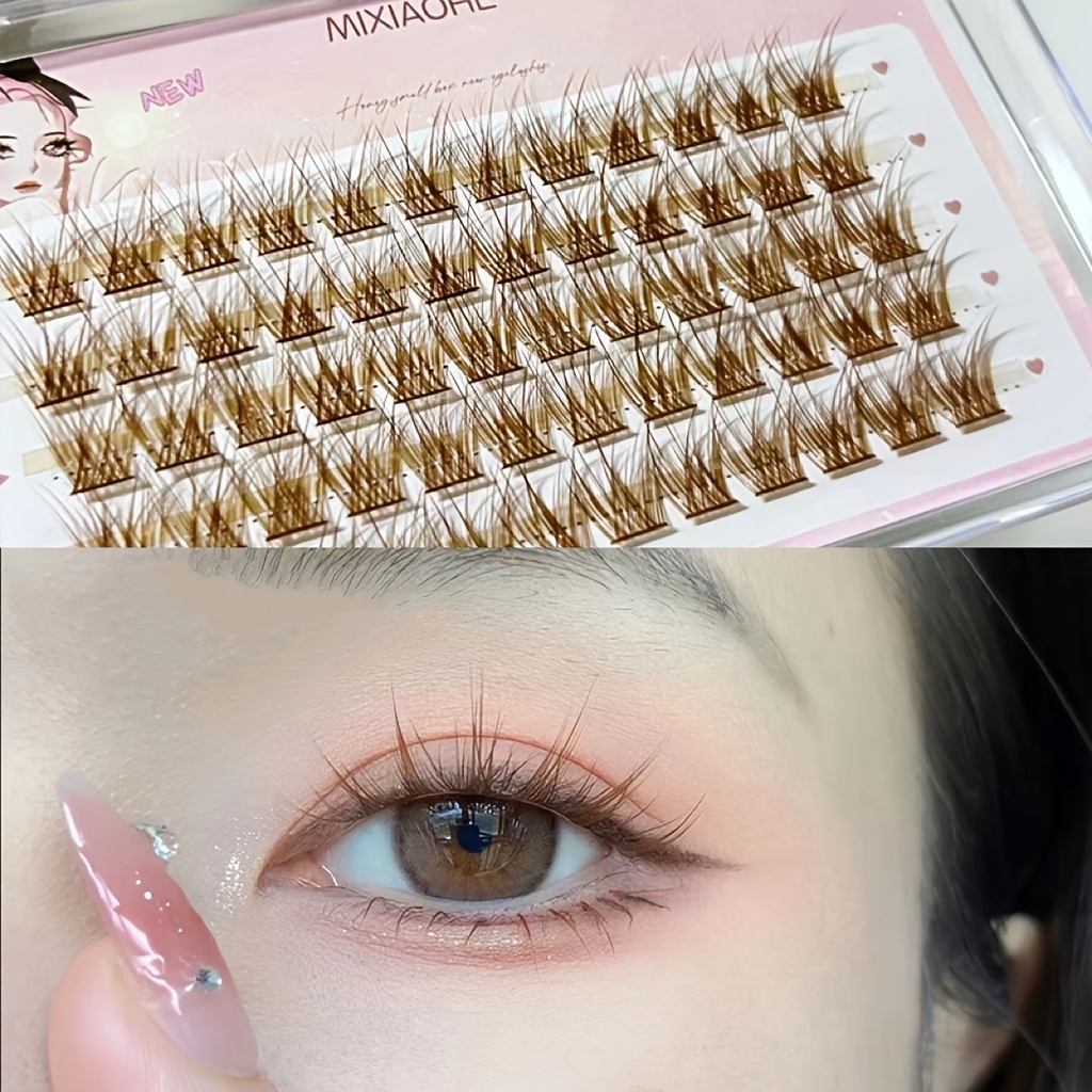 Mixiaohe Colorful Eyelashes 60 - Eyelash Extension Natural 评论和价格