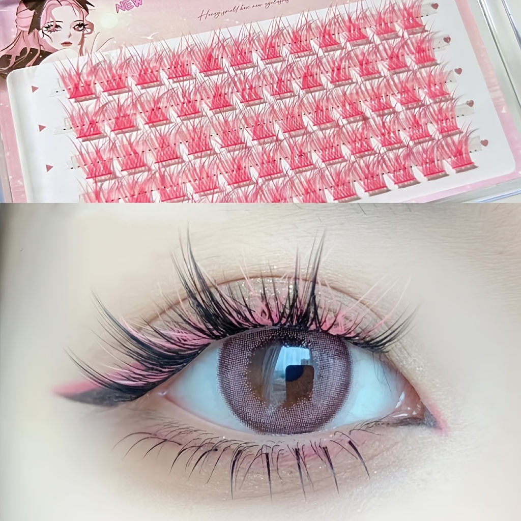 Mixiaohe Colorful Eyelashes 60 - Eyelash Extension Natural 评论和价格