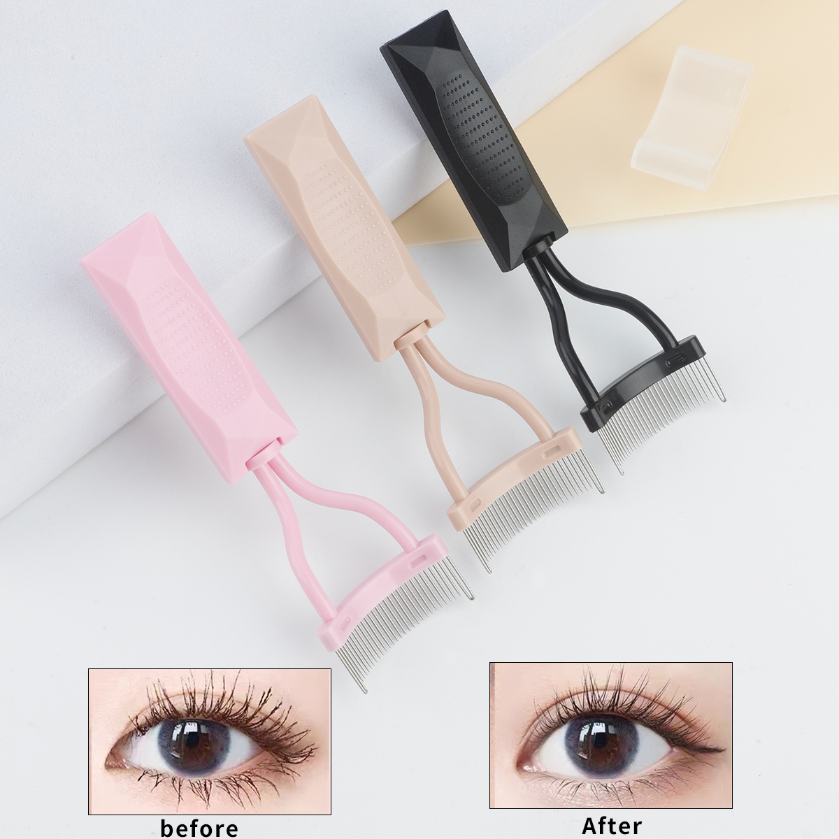 1pcs curved ultra-fine steel t - Eyelash Extension Guide 评论和价格