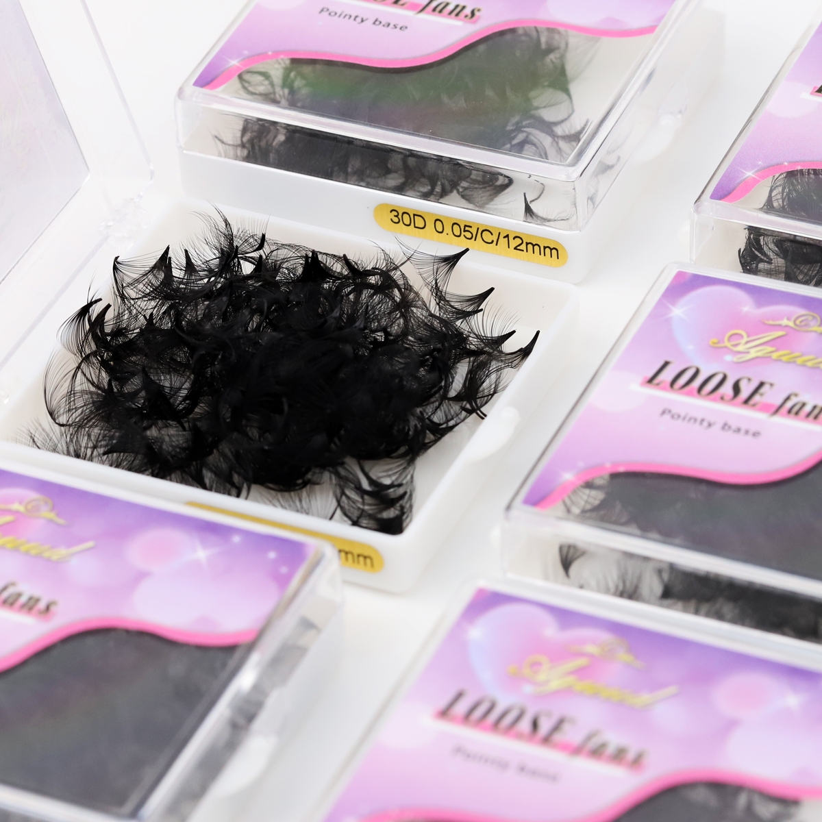 AGUUD 30D 40D Cluster Loose Fa - Eyelash Extension Russian Volume 评论和价格