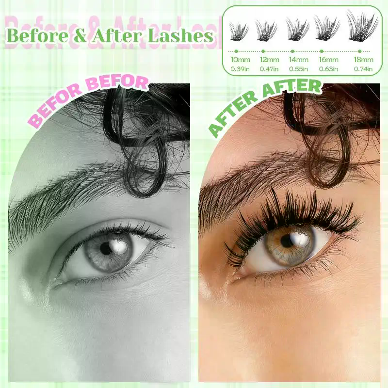Natural Look False Eyelashes W - Eyelash Extension Natural 评论和价格
