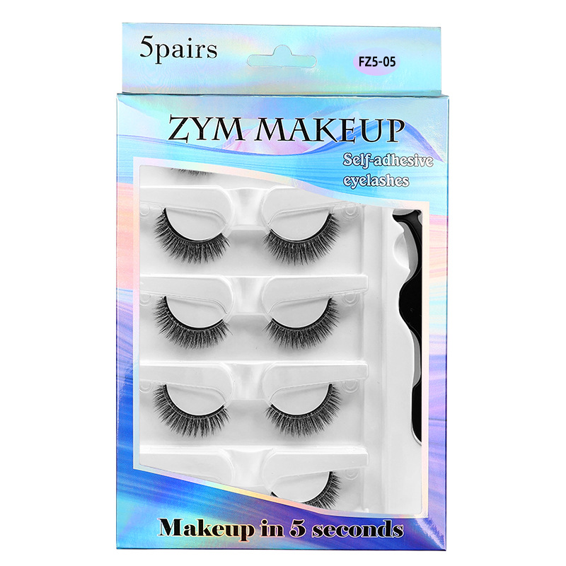 5 Pairs Glue-free Self-adhesiv - Eyelash Extension Glue Remover 评论和价格