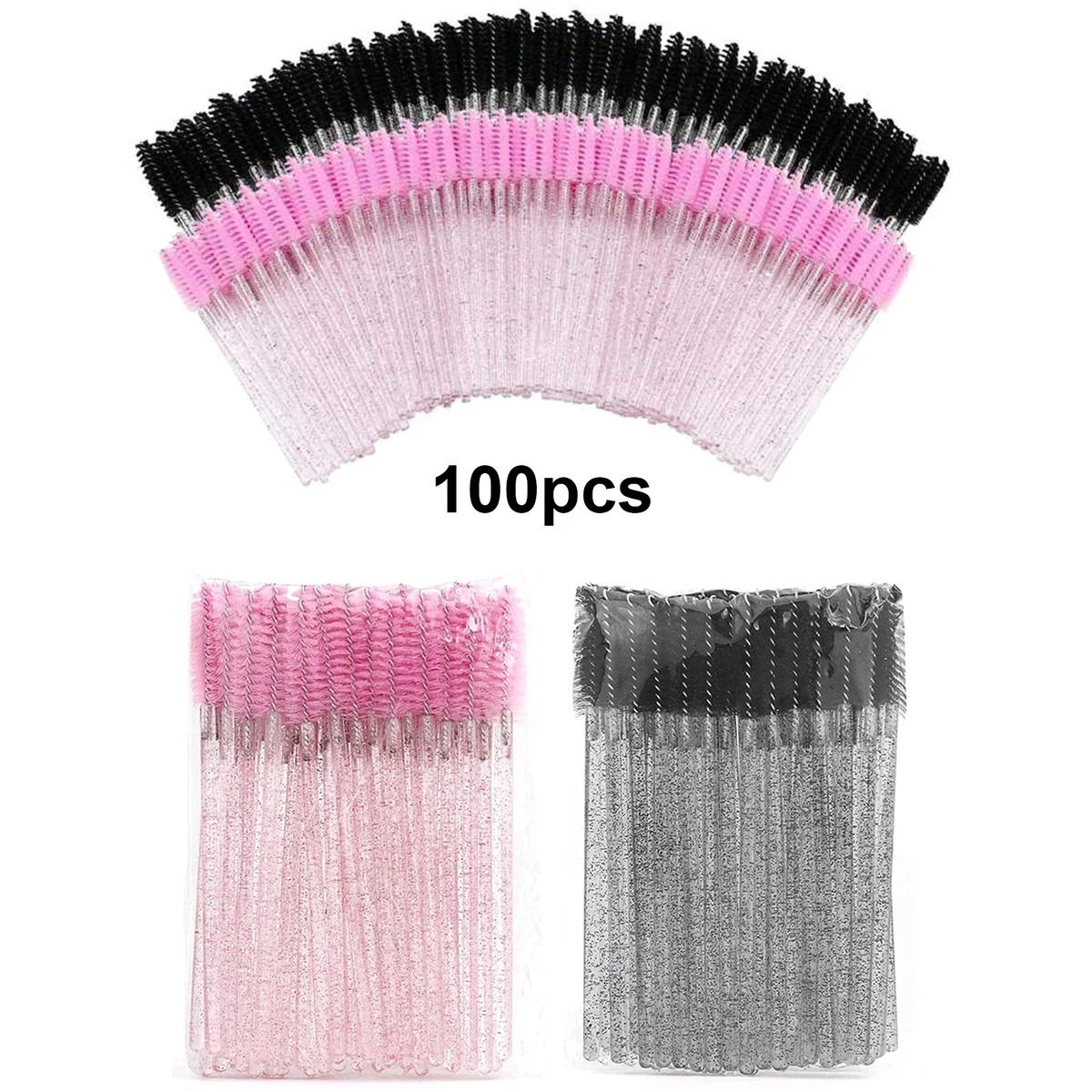 Wholesale 100PCS Mascara Spool - Eyelash Extension Guide 评论和价格