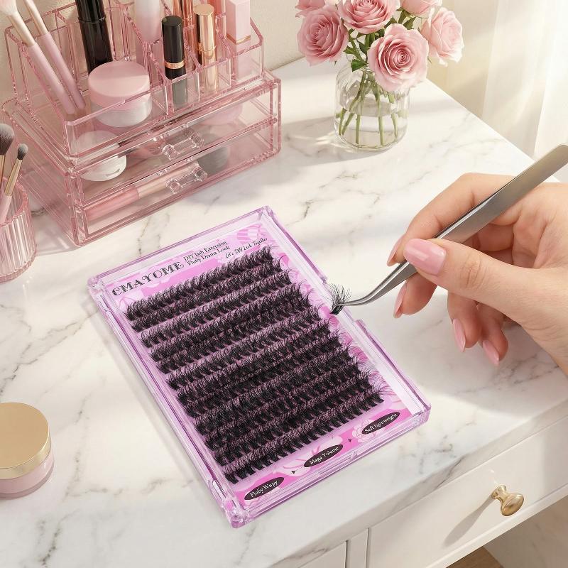 Wispy D Curl Cluster Lashes 14 - Eyelash Extension Volume 评论和价格