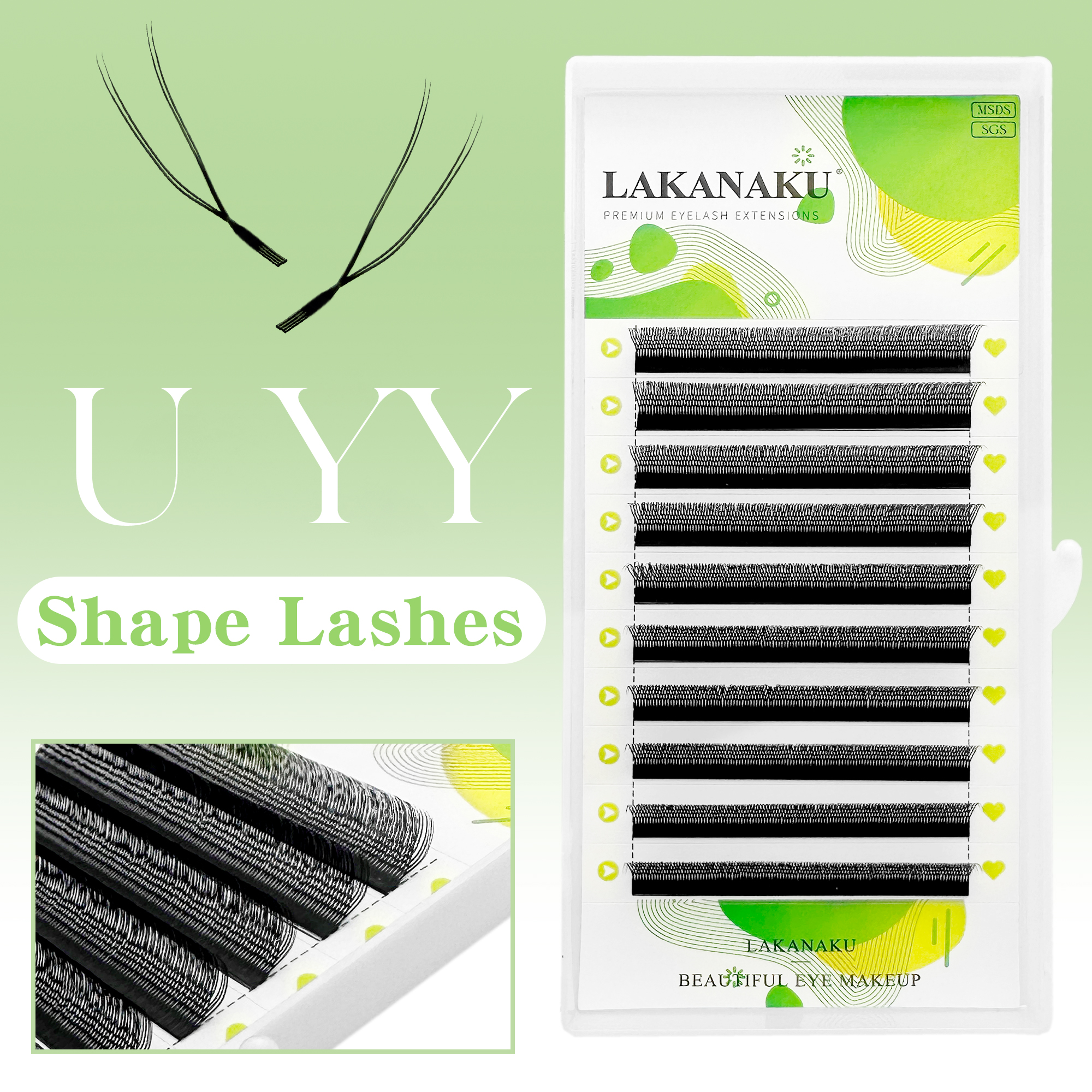 LAKANAKU New U YY Lash U Lash  - Eyelash Extension Yelix 评论和价格