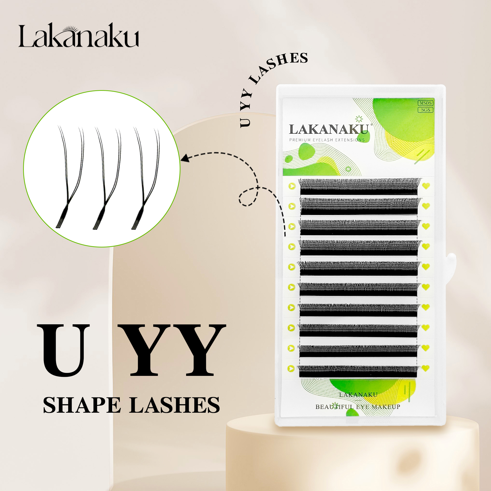 LAKANAKU New U YY Lash U Lash  - Eyelash Extension Yelix 评论和价格
