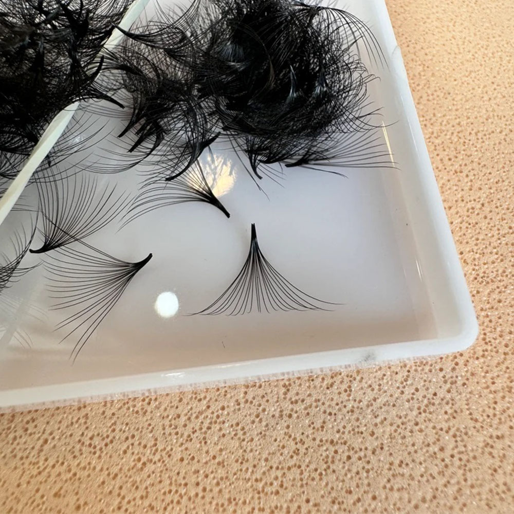 1000 Fans Loose Fan Lashes Eye - Eyelash Extension Medium 评论和价格