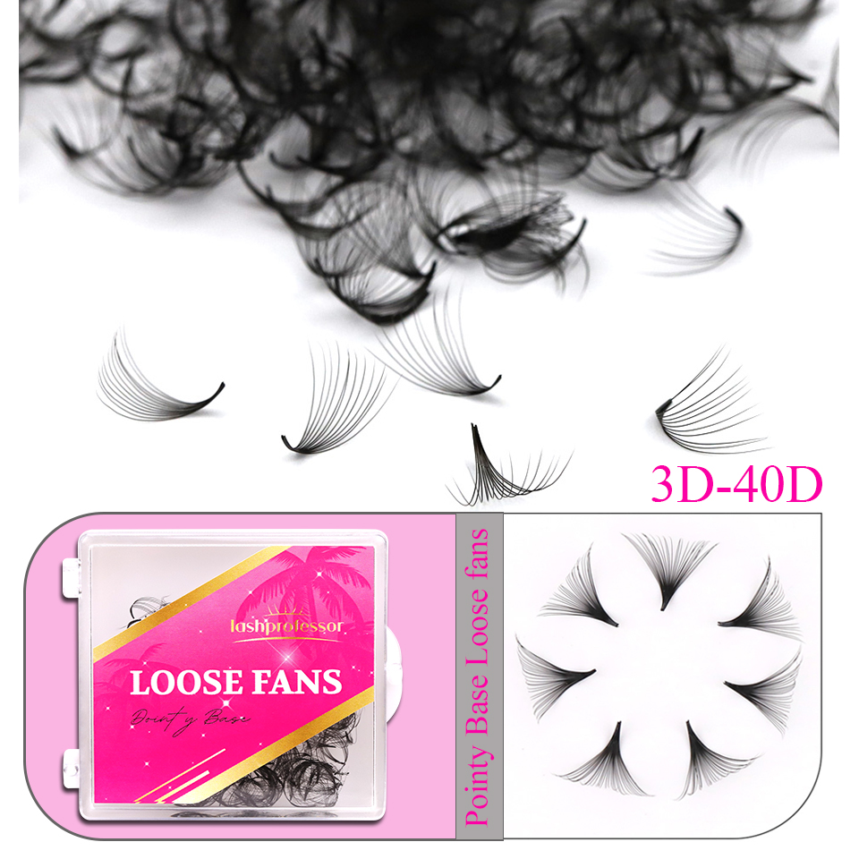 500 Fans Loose Fan Lashes Exte - Eyelash Extension Medium 评论和价格