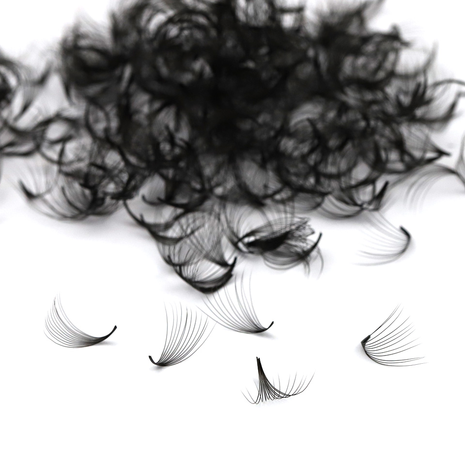 500 Fans Loose Fan Lashes Exte - Eyelash Extension Medium 评论和价格