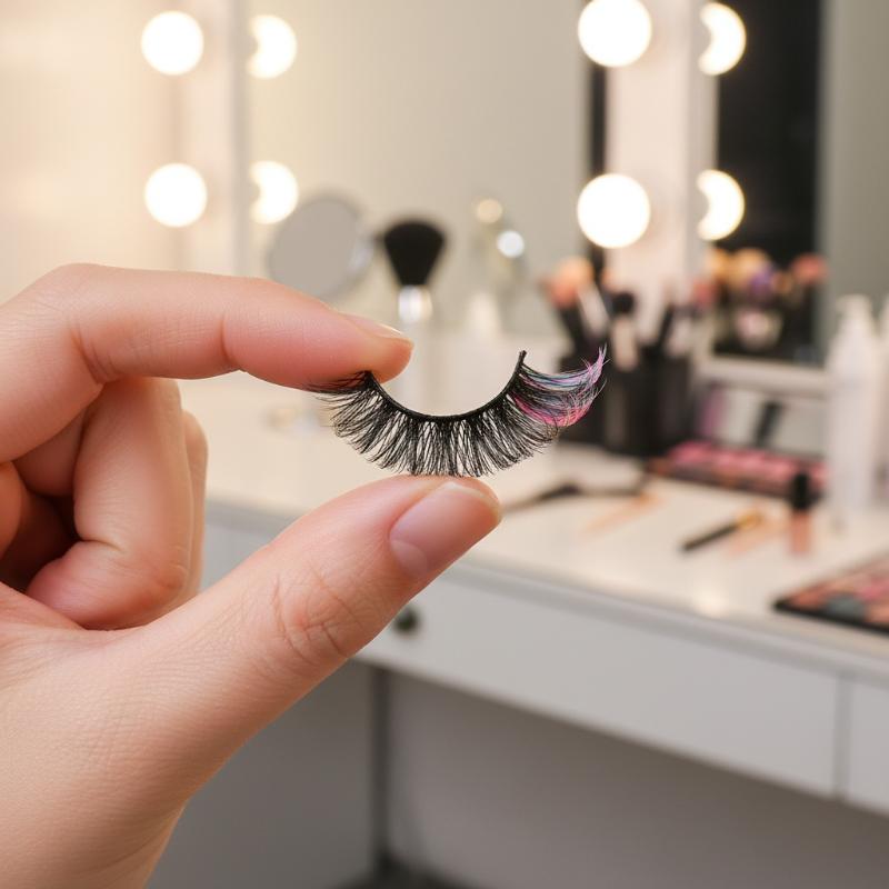 7 Pairs Colorful False Eyelash - Eyelash Extension Volume 评论和价格